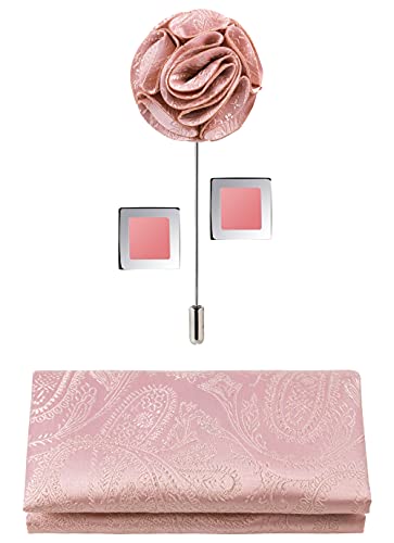 Image of Tie G .5pcs Tie set in a gift box : Tie sets : Solid color Neck tie,Satin Bow tie,Pocket Square, Lapel, Cuffs link