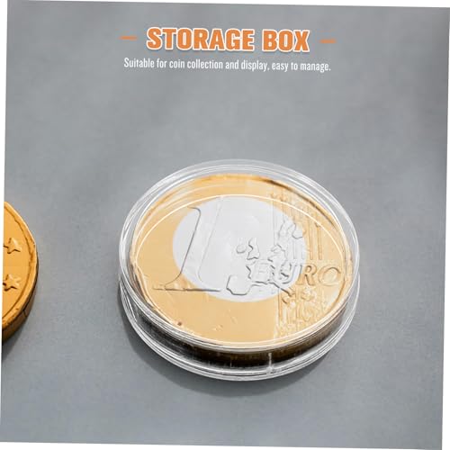 Set de estuches para monedas con cojines internos transparentes miniatura 5