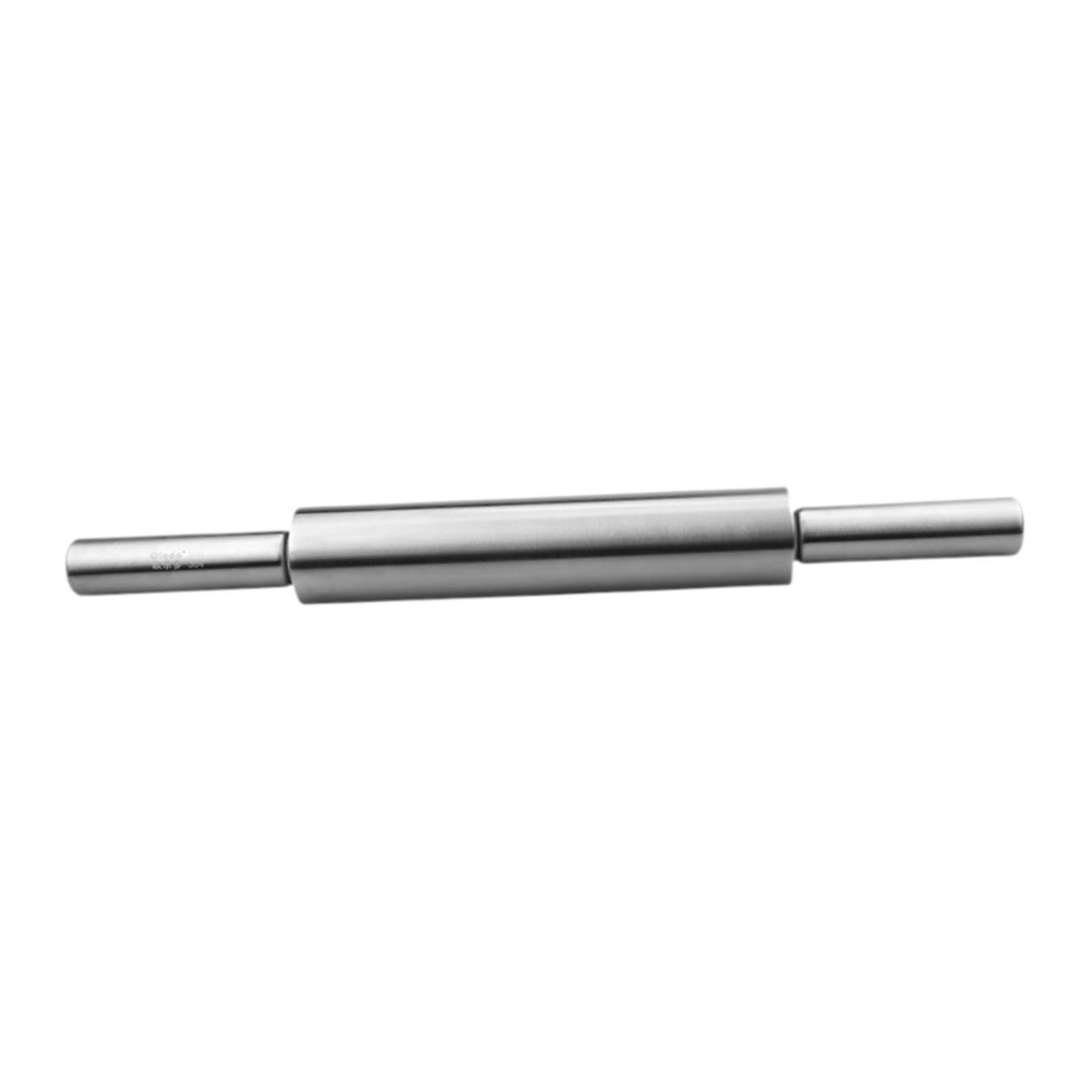 Rodillo de Acero Inoxidable para Hornear con Superficie Antiadherente Accesorio Manual Herramienta para Pasteles Utensilio Multifuncional Adecuado Par, S