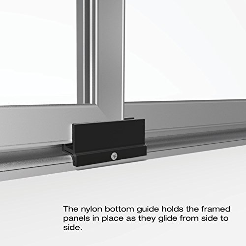 Basco Deluxe Framed Sliding Tub Door, Fits 56-59 Inch Opening, Obscure Glass, Brushed Nickel Finish #TOP5