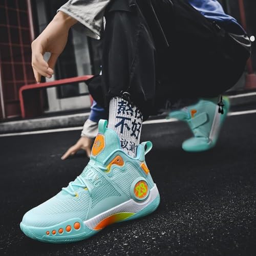 Chaussures de basket montantes hommes antidérapantes et résistantes aux chocs