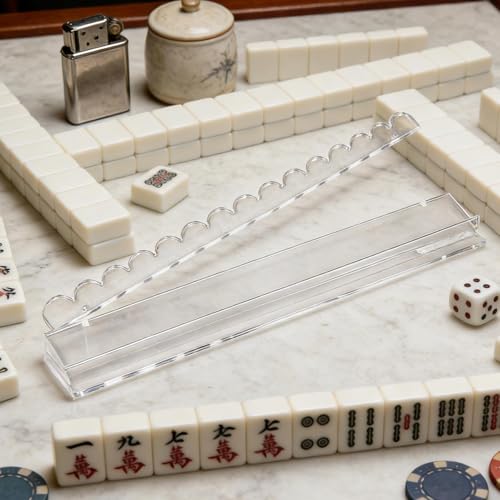 Rack de Mahjong de 20 pulgadas con empujador magnético miniatura 3