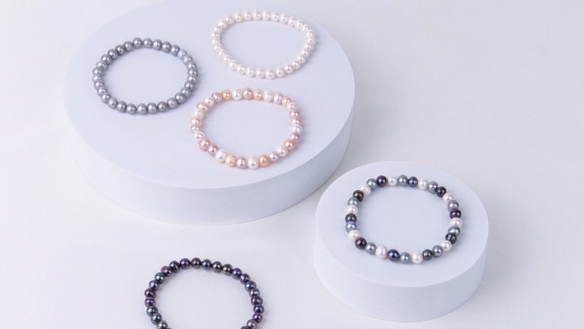 Amazon.com: SPLENDID PEARLS Set Of 5 Genuine Freshwater Cultured