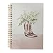 KAOWT Cowgirl Notebook Journal, Rustic Floral Western Notebooks for Note Taking, Cowgirl Gifts, Vintage Boho Western Country Hardcover Spiral Notebook 5.5x8.3in
