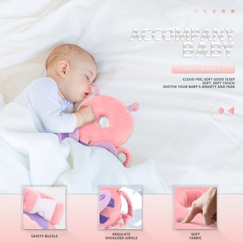 Viondra Baby Head Protection Backpack Adjustable Safety Helmet Pad for Infants and Toddlers 5–24 Months (Butterfly) - Image 5