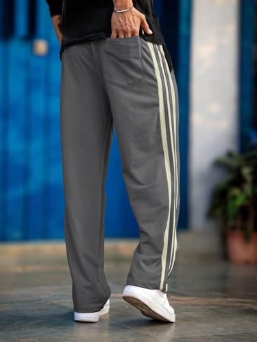 Image of Maniac Mens Colorblock Biscuit and Brown Color Baggy Fit Pant