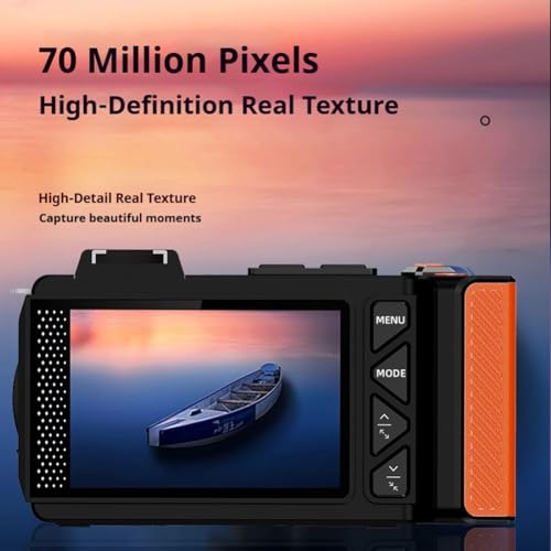 Cámara digital 4K UHD de 70 MP con zoom 50X y monocular de pantalla dual 3