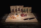Axtschlag BBQ Rub Lachs, für einen einzigartigen Geschmack von Fleisch, Fisch und Gemüse, 250g Trockenmarinade, wiederverschließbar