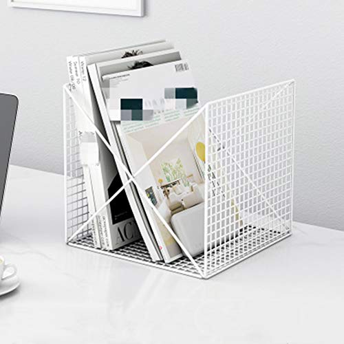Creative magazine rack en fer doré pour une touche design sur votre table - 2