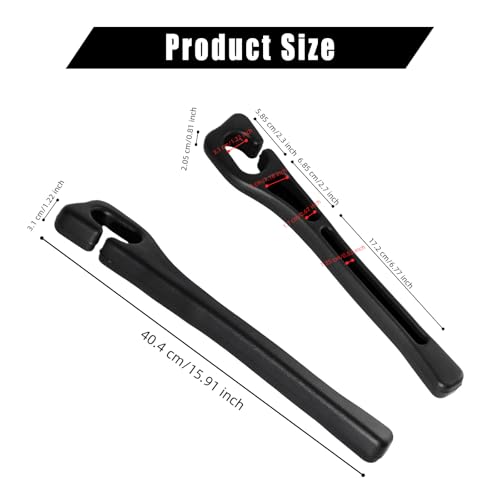 image for MTABCTY Car Seat Gap Filler Organizer 2 PCS Black Universal Seat Gap P