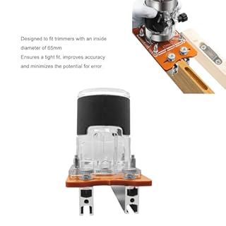 Wood Trimmer Router Base, 2 in 1 Compact Wood Palm Router Base, Wood Trimmer Router for Closet Furniture, Wood Router Base Suitable for Inside Diameter 65mm Trimming Machine