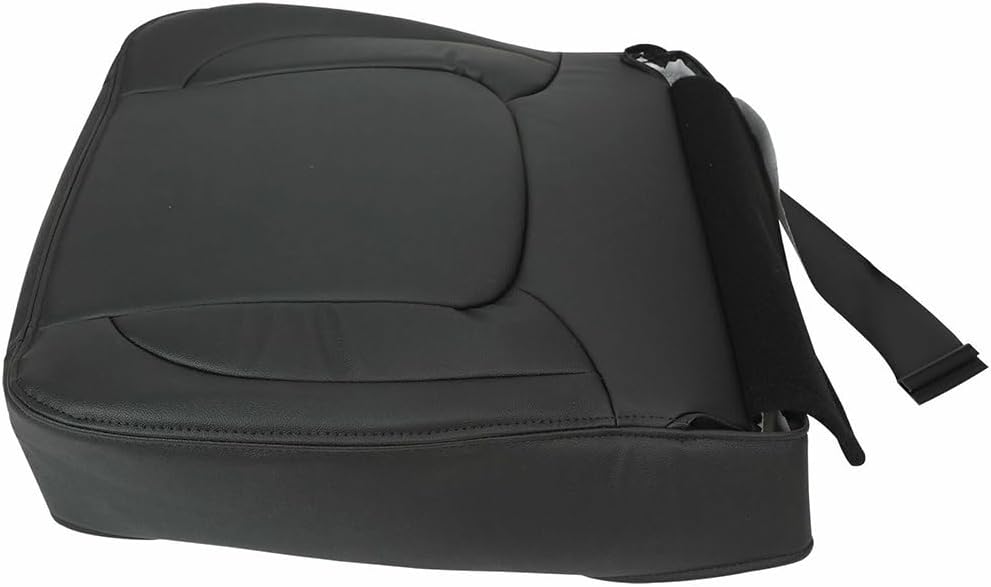 Passenger Side Bottom Seat Cover Replacement Fits for Dodge Ram 1500 2500 3500 2003-2005 Microfiber Leather Black