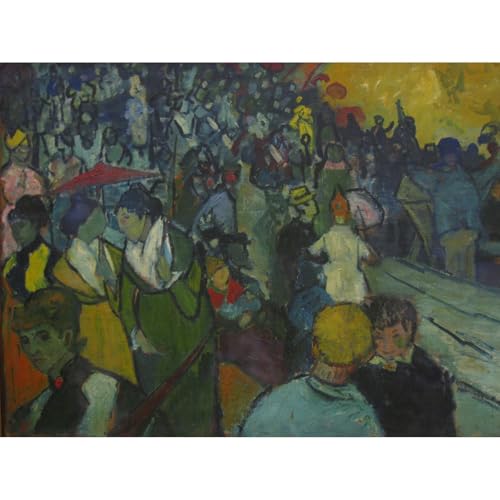 Van Gogh Arena at Arles impression giclée ARTICULOZY grande toile enroulée deco murale 76x101