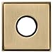 Baldwin R049060IPS Hollywood Hills Estate Square Rosette for Passage Functions - Single