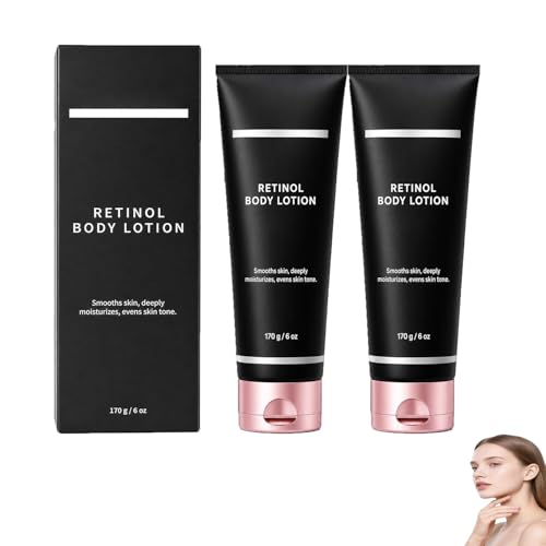 Crema Corporal Hidratante Para La Piel Envejecida, 170 G: Loción Hidratante Rica Para Cuello, Brazos Y Cuerpo Completo, Formulada Para Mantener Una Piel Tersa Y De Apariencia Suave(2PCS)