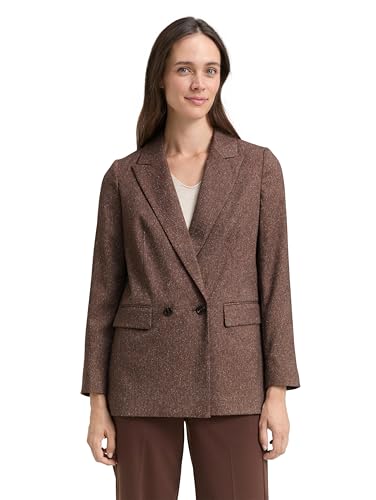 Blazer Femme TOM TAILOR 1048644 Veste Anti-Pli Coupe Confort