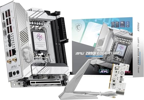 MPG Z890I EDGE TI WIFI Scheda Madre Mini-ITX + Intel Core Ultra 7 per sistemi processore desktop 265K 20 core - Scheda madre - Immagine 1