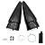 KRUOO Squirrel Baffle for Bird Feeders Pole Shepherds Hook,Large Size Length 25'',No Need to Take Down Pole Model Easy to Install,Wrap Around Poles Protect Bird Feeder