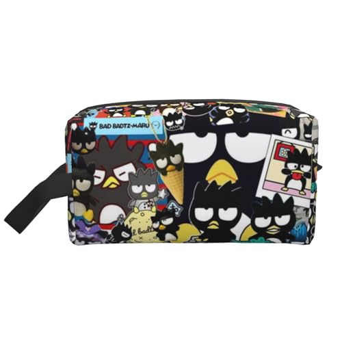 バッドばつ丸1 化粧ポーチ トイレタリーバッグ トラベルバッグ 軽量 ミニポーチ おしゃれで かわいい 化粧品収納袋 人気 アニメ ユニセックス 男女兼用