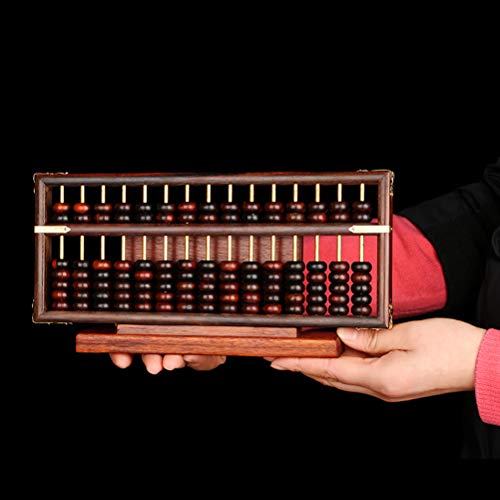 26.5111.5cm Vintage-Style 13 Digits Rods Wooden Abacuses, Kid\'s Calculating Tool, Abacus Arithmetic Suitable for Collection, Gift