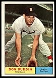 Baseball 1961 Topps #99 Don Buddin UER Red Sox