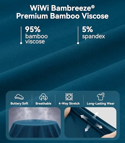 Image of WiWi Viscose from Bamboo Pajamas Set for Women Super Soft Short Sleeve Cooling Summer Plus Size Pjs Sets Sleepwear S-4X