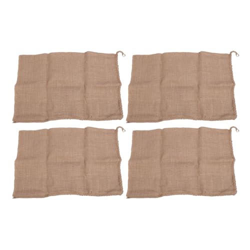 KYsongyiX 4 pièces Sacs de Course de Sacs de Pommes de Terre en Toile de Jute, Sacs de Sacs de Pommes de Terre réutilisables pour Les Jeux de Plein air pour Enfants, Sacs de Course en Toile