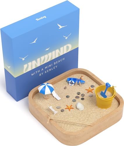 Mini Zen Garden Sandbox – Beach Sand Zen Garden for Desk – Desk Sandbox for Adults & Kids – Sand Tray Therapy Kit – Miniature Zen Sand Garden Gift Set with Natural Sand, Rakes, Rocks and Accessories Mini Zen Garden Sandbox – Beach Sand Zen Garden for Desk – Desk Sandbox for Adults & Kids – Sand Tray Therapy Kit – Miniature Zen Sand Garden Gift Set with Natural Sand, Rakes, Rocks and Accessories