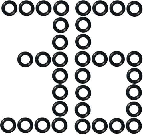Ohne dir kann ich nicht bin Dart Gummiringe 36 Stück Premium schwarz, O-Ringe für Dartschäfte mit 2BA-Gewinde, Dartpfeile Zubehör zur Befestigung am Barrel