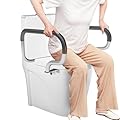 Nococar Toilet Safety Rail - Your Dependable aid for Elderly, Disabled & Senior Bariatrics, Adjustable, Robust and Compatible with Most Toilets, Easy to Install Toilet Safety Frame