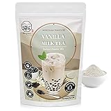 Vanilla Bubble Milk Tea Instant 3in1 Powder Mix - 1kg (33 Drinks) | For Boba Tea, Milkshake, Blended Frappe and Bakery | Authentic Taiwan Recipe | Zero Trans Fat, No Preservatives by Moriyama Teahouse