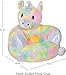 Trend Lab Rainbow Unicorn Toddler Plush Pillow Chair - Comfy Animal Chair for 1-3 Yrs Old, 21x19x19 Inches - Soft Lounge Bean Bag Alternative