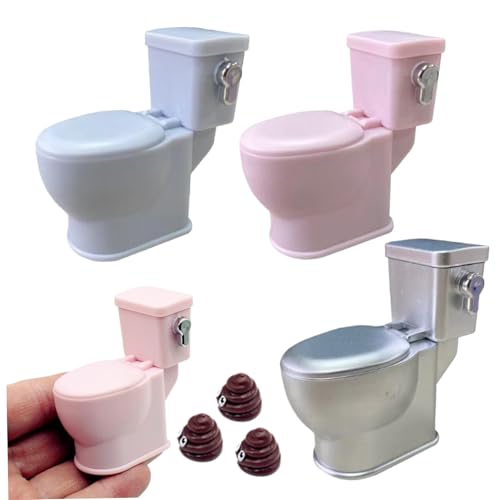 Accessoires meubles salle de bain miniature 1/12 avec mini toilettes de poupée