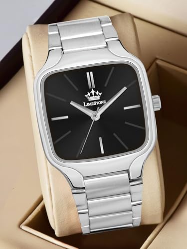 Image of LIMESTONE Classic Series Men Analog Watch - Stainless Steel Mesh Strap with Elegant Dial & Roman Numerals | Quartz Wristwatch for Casual & Formal Wear