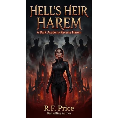 Hell's Heir Harem: A Dark Academy Reverse Harem Audiolibro Por R.F. Price arte de portada