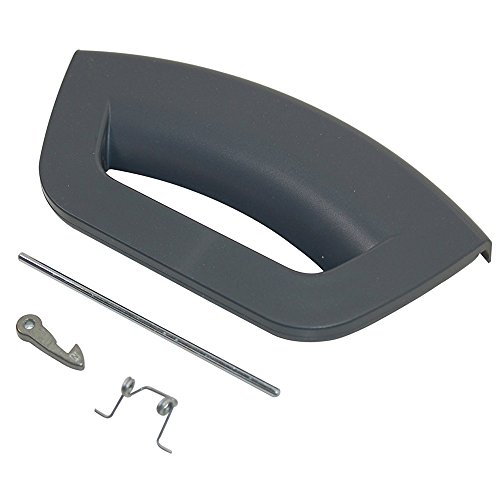 Spares2go grafito Kit de tirador de puerta para Hotpoint Lavado máquina