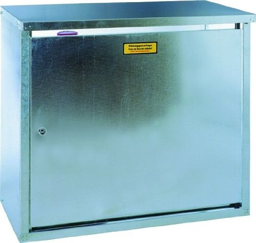 GOK Flaschenschrank Bauwagen für 11 kg Propanflaschen mit Rückwand, Flaschenzahl:1-Flaschen-Schrank