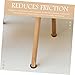 Vaguelly Furniture Leg Protector 16pcs Round Mute Covers for Chair and Table Legs Easy Install No Tools