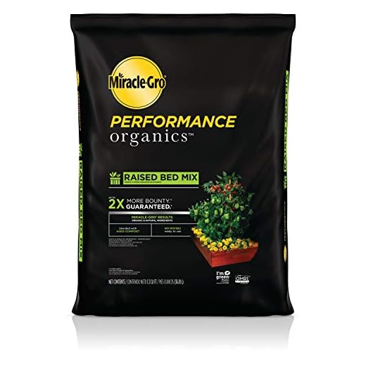 Miracle-Gro Performance Organics Raised Bed Mix - Organic and Natural Ingredients, Potting Soil Blended for Raised Bed Gardening, Grow More Vegetables, Flowers and Herbs (vs unfed plants), 1.3 cu. ft.