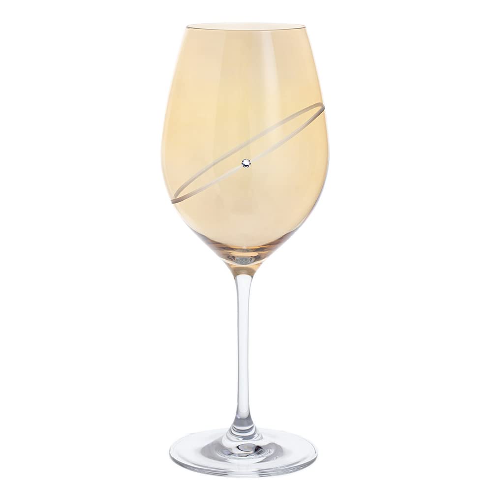 Dartington Bicchiere In Cristallo 49cl – Happy Fathers Day – Fatto A Mano