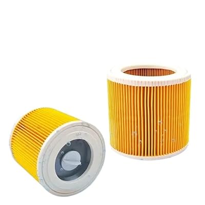 2 Pcs Wet/Dry Vacuum Replacement Filter Compatible For WD2, WD3, MV2, MV3, WD2.200, WD3.500 WD 3.200, A2204, A2254, A2101,A2201