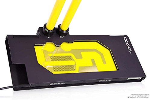 Alphacool 18551 Eiswasser Pastel Yellow UV-Active premixed coolant 1000ml Water Cooling Water additives - Thumbnail 3