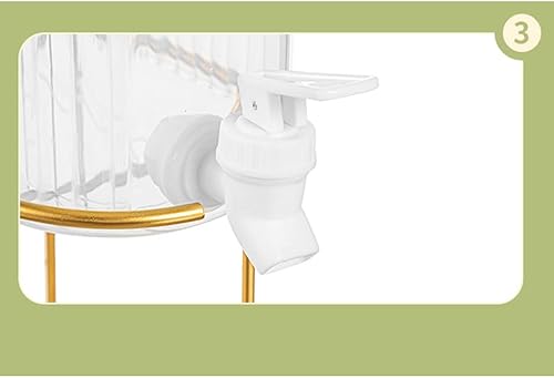 Miniatura 4 de Dispensador de bebidas de plástico dispensador de bebidas con espita Split Slider Design Dispensador de bebidas rectangular 4L Contenedor de agua