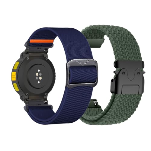 [AireWiki] 2�{ �Z�b�g �i�C�����o���h �Ή� Amazfit T-Rex 3 Pro 44mm �i�C������ �����o���h �L�k�� �}�O�l�b�g�o�b�N�� �����\ �ʋC�� �y�� �X�|�[�c �i�C���� �x���g�R���p�`�u�� Amazfit T-Rex 3 