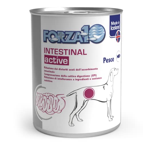 Forza 10 Intestinal Active Dog Alimento Umido per Cani per Problematiche Intestinali al Pesce 390g