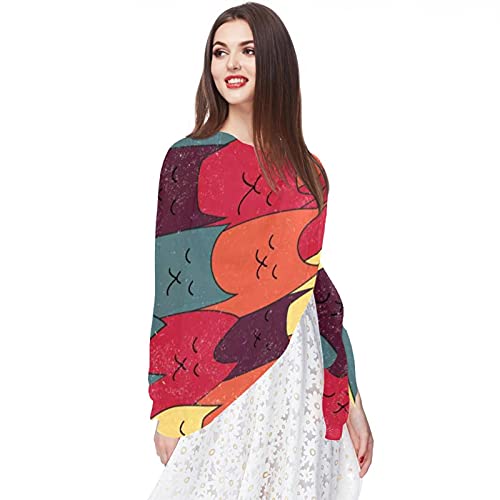 Foulard rose licorne femme - Écharpe en mousseline de soie et hijab vintage - 5