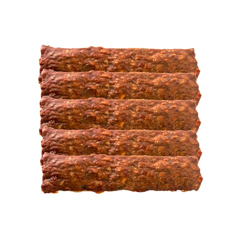 ECO WOOF Fisch Hundesnack Mix - Kaustreifen vom Wels Probierpaket - 375 g - 3 Sorten - Wels Pur | Kürbiskern | Bierhefe - Getreidefreie Fisch-Hundeleckerli - Unterstützt Zahnpflege & Verdauung