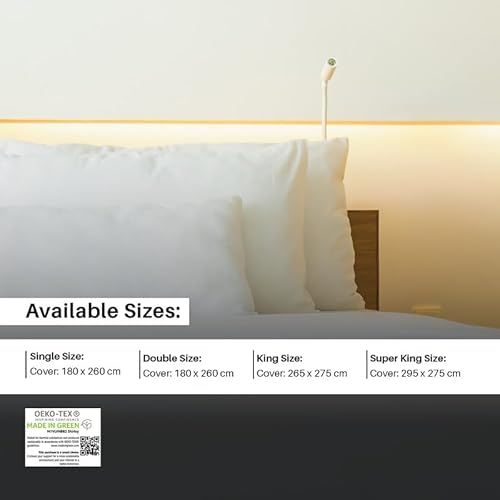 Indus Textiles 4 x Flat Sheets 800 Thread Count 100% Egyptian Cotton Hotel Sateen Quality Bedding - White - Single - Image 4