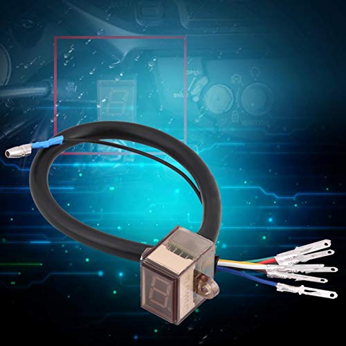 Yctze Universal 6-Gang Motorrad Digitale Ganganzeige Schalthebelsensoren Ganganzeige für Motorräder, ATVs und Geländewagen