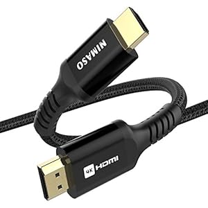 NIMASO 4K HDMI Kabel 3meter,hdmi V2.0 Kabel Highspeed 18Gbps 4K@60Hz,Anschlüsse mit Ethernet/Audio Rückkanal kompatibel mit HDMI1.3/1.4,3D,4K UHD 2160p Full HD 1080p,HDR ARC PS3/4,Xbox,CD/DVD PC